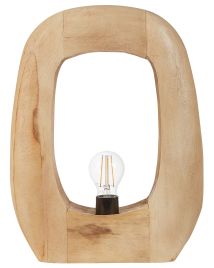Table Lamp AJAY Mango Wood Light Brown