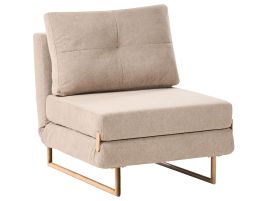 COMDEN Fabric Chair Sofabed - Light Brown