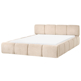 TERALUNE Kingsize Fabric Bedframe - Taupe