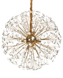 SMARDEN Glass Chandelier - Gold