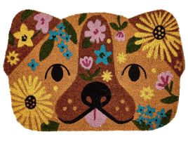 PENZWELL Dog Coir Doormat - Multicolour