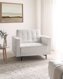 BEMUXA Adjustable Standing Office Desk - White