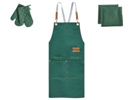 LOCKMERE Kitchen Textiles Set - Green