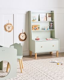BORVEX 3 Tier Bookcase - Light Green
