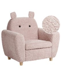 Boucle Kids Armchair Pink MARIBO