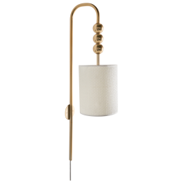 SARAVINE Metal Wall Lamp - Brass