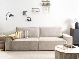 RENTARA Round Side Table - Brown