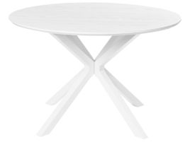 PILCOMBE Round Dining Table - White