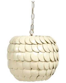 HOLMLEIGHON Coconut Shell Pendant Lamp - Beige