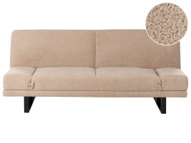 COLDENLEIGH Boucle Fabric 2 Seater Sofabed - Sand Beige