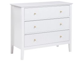 ANESTA White Chest of Drawers - Medium-sized, 3 Drawers