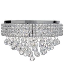 Chandelier CEDEIRA Crystal Silver
