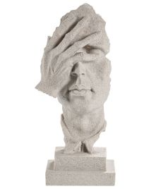 PUMUALA Figurine Face Grey