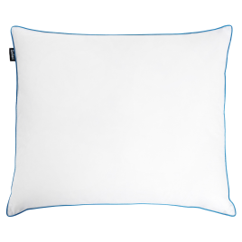 ANETORA Bed Pillow Low Duck Feathers and Down 80 x 80 cm White