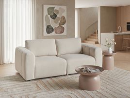 JORVEX Metal Folding Dining Chairs Set of 4 - Beige