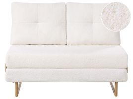 COMDEN Boucle Fabric 2 Seater Sofabed - Off White