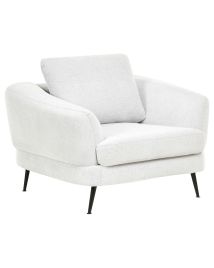 NEWHAVENLEIGH Fabric Armchair - White