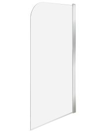 Shower Bath Screen LAPAN 140 x 70 cm Silver