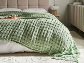 BOTAXI Cotton Bedspread - Green, 220cm