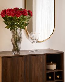 BEYUXI Artificial FLora Bouquet - Red