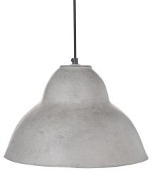 Pendant Lamp KABALEBO Papier-Mache Grey
