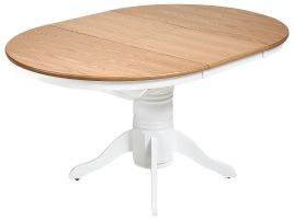 NOTCOMBE Wooden Extending Oval Dining Table - Brown