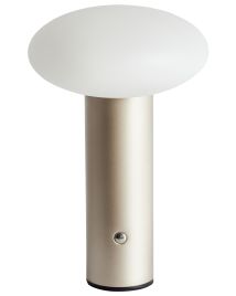 Wireless LED Table Lamp BUAYAN With Dimmer Metal Gold