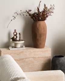 FETAXI Flower Vase - Light Brown Brown