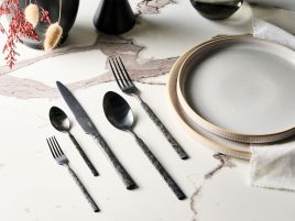 DECOVI Faux Linen Dining Chairs Set of 2 - Light Beige