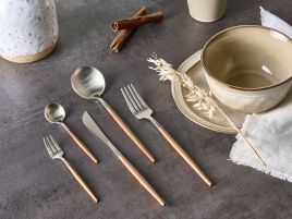 DEZEXI Cutlery Set 30 Piece - Silver