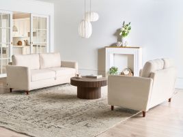 MRAE Boucle Fabirc 5 Seater Sofa Sets - Beige