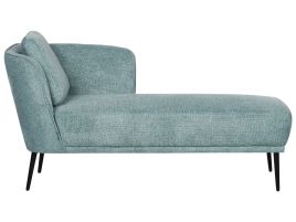 Left Hand Fabric Chaise Lounge Blue ARTHEZE