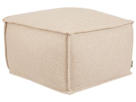Cotton Pouffe Beige SHERALI