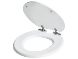 CLENFORD Toilet Seat Soft Close - White