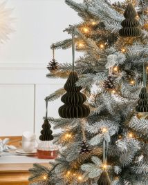 CEGEXI Christmas Decor Hanging Baubles Set of 19 - Green
