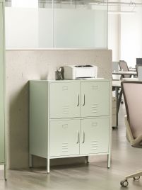 CORLEYFORD Office Storage Cabinet - Mint Green