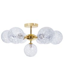 Ceiling Lamp ANADYR Glass Blue