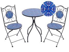 Bistro Set CIGLIANO Metal Black