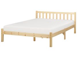 FLAWA Bedframe Wood 140 x 200cm EU Double Bed Light Wood