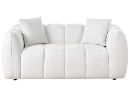 BURNHAMERE Fabric 2 Seater Sofa - Off White