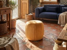 ARLINGTON Fabric Dining Chairs Set of 4 - Grey