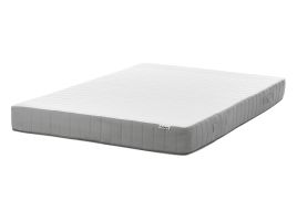 OMMY Pocket Spring Mattress Medium 140 x 200cm EU Double - White with Grey