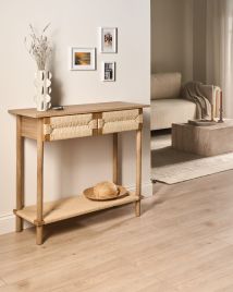 BOPAXO Console Table - Brown