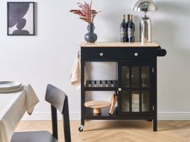 NIX Kitchen Dining Trolley - Black