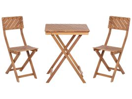 Bistro Set ARDORE Wood Brown