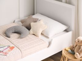 NAZEXI Cotton Decorative Cushions Floral Pattern Set of 2 - White