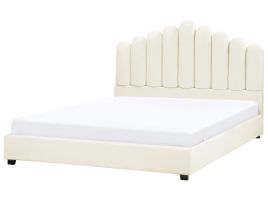 CINVENNES Waterbed Velvet 180 x 200 cm (EU Super King) Off-White