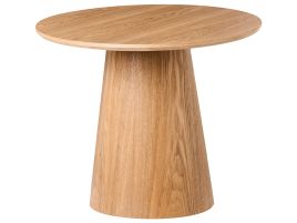 COURTMERE Wooden Round Coffee Table - Brown