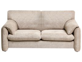 YULDEN Fabric 2 Seater Sofa - Taupe