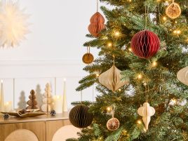 CATAXI Christmas Decor Hanging Baubles Set of 20 - Multicolour